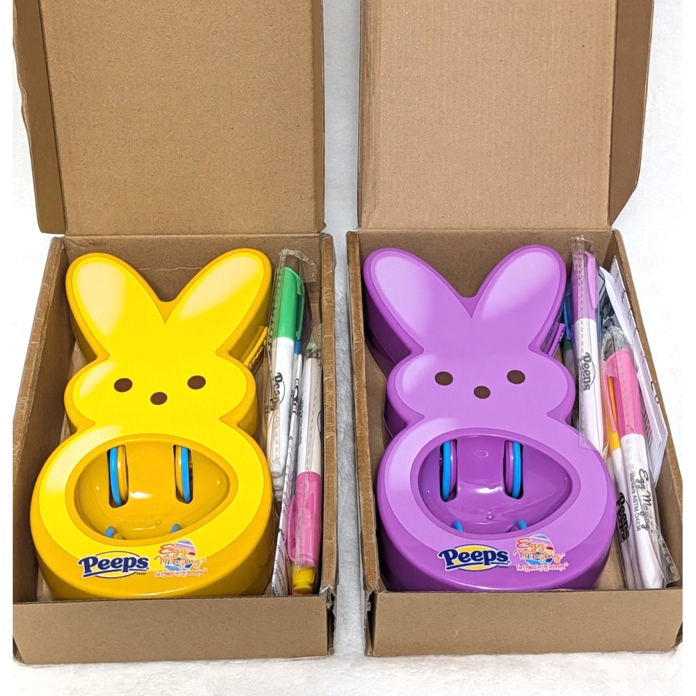 Peeps Eggmazing Spinner: Mess-Free Egg Decorating for Kids & Adults - 2 PACK - Picture 2 of 9
